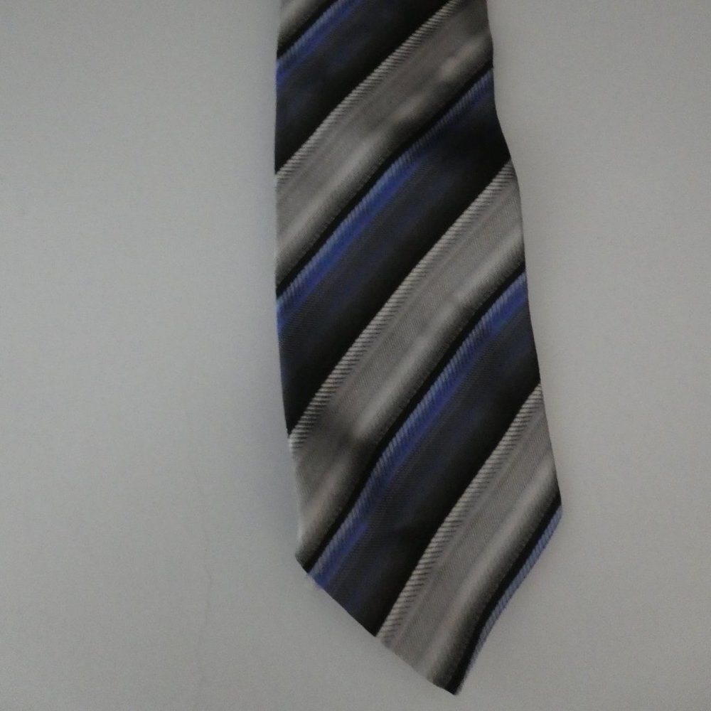 PRONTO-UOMO | 100% Silk | Made In Italy | Striped Necktie